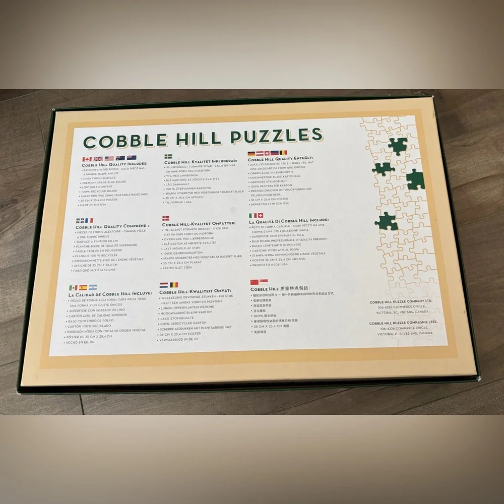 Cobble Hill Santa and Puppies Puzzle - Picture 4 of 4